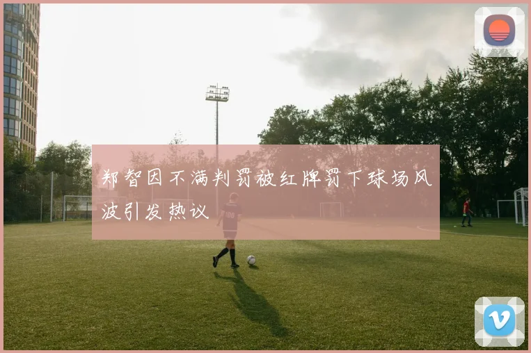 郑智因不满判罚被红牌罚下球场风波引发热议